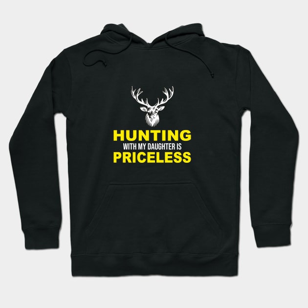 Hunting With My Daughter Is Priceless c2 Hoodie by jampelabs